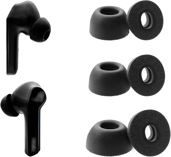 Klowcok Replacement Foam Ear Tips for ASUS ROG Cetra Earbuds