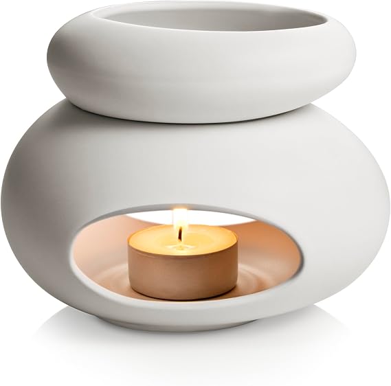 Tescoma 906832.11 Fancy Home Aroma Diffuser, Glazed Ceramic, White, 1 Piece