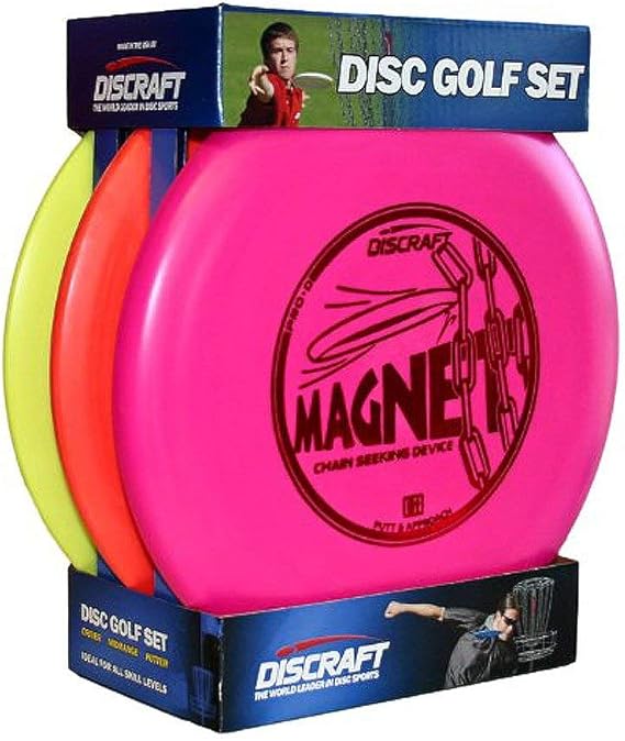 Discraft Starter Pack Beginner Disc Golf Set (3-Pack) 1 Driver, 1 Mid-Range, 1 Putter | disc-golf-products