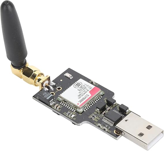 SIM800C USB to GSM GPRS Module, 850/900/1800/1900MHz with Bluetooth, Phone Voice, SMS, Data, Plug and Play Modem for Computer