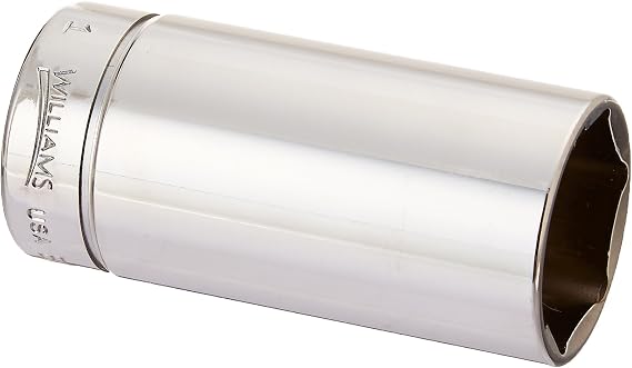 Williams BD-632 3/8 Drive Deep Socket, 6 Point, 1-Inch