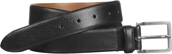Johnston & Murphy Men's Feather-Edge Italian Leather Belt