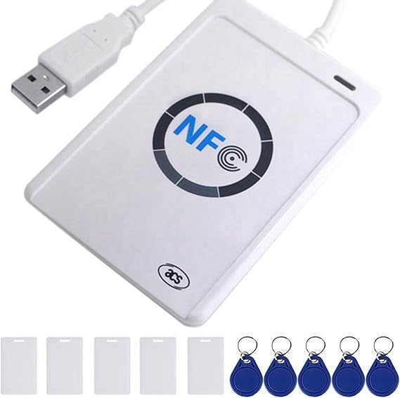 NFC Reader A122U USB Contactless Smart IC Card Writer and Reader Smart RFID Copier Duplicator UID Changeable Tag Card