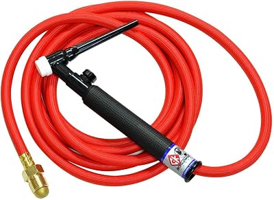 CK26 Air Cooled TIG Torch Kit, Valve, 200A, 12.5, 1-Pc, Super-Flex, CK26V-12-RSF RG
