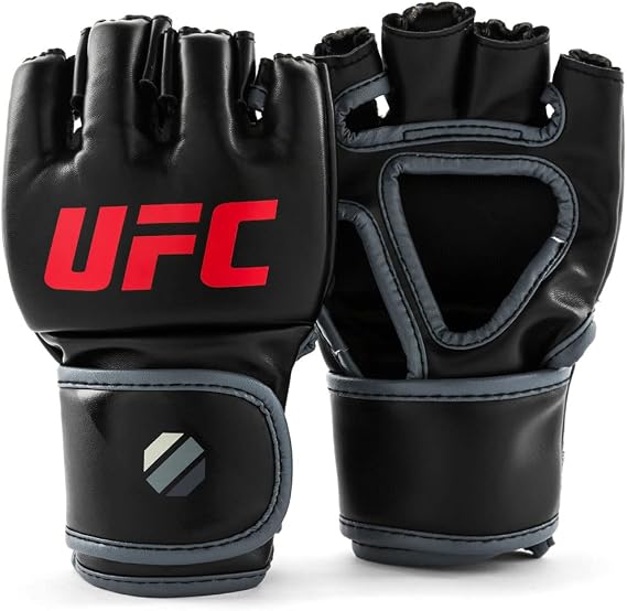 UFC MMA Gloves | Training Gloves for Sparring, Grappling, Mitts & Punching Bag | Beginner to Intermediate | Secure Fit for Men & Women