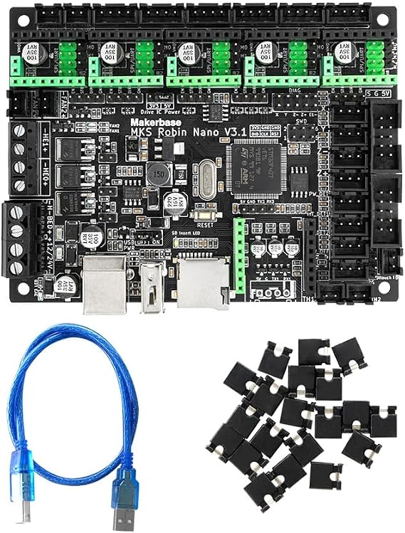 Makerbase Mks Robin Nano V3 Eagle 32bit Control Panel TMC2209 Motor Drive WiFi TS35 3D Touch Screen 3D Printer Part Motherboard (Only Motherboard)