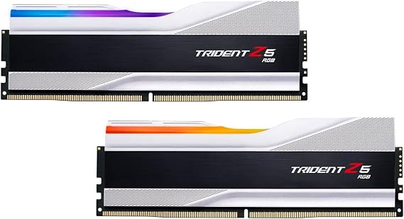 32GB G.Skill DDR5 Trident Z5 RGB 8000MHz CL38 1.45V Dual Channel Kit 2X 16GB Silver