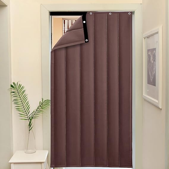 Sound Proof Curtains for Doorway,Sound Dampening Blanket,Privacy Blackout Window Drapes,Windproof Soundproof Keep Warm Curtain,for Bedroom Partition,Living Room and Dorm