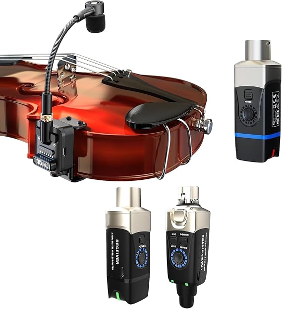 Xvive U3 Wireless Microphone System Bundle Xvive U9 Violin Microphone Wireless System