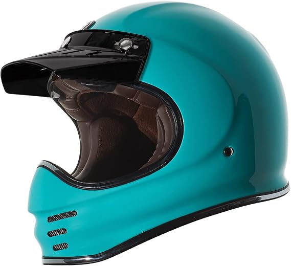 TORC T3/Baja Fiberglass Retro Classic Full-Face Motorcycle Helmet DOT & ECE Approved