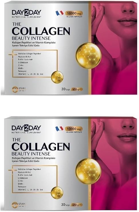 DAY2DAY The Collagen Beauty Intense, 10000 mg, 30 Saşe x 2 Adet