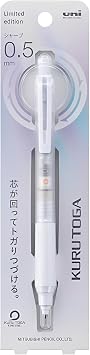 Uni Kuru Toga KS Model 0.5mm Mechanical Pencil, Automatic Lead Rotation, Limited Edition Gloss Pearl (M5KS1P.GLP)