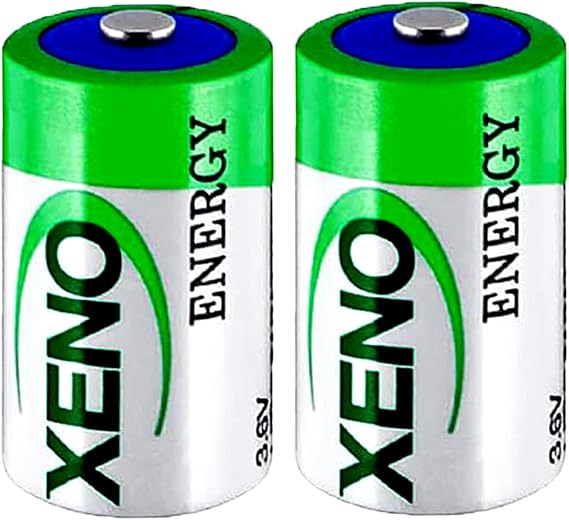 (2-Pack XL-205F D Std 3.6v Lithium Thionyl Chloride Battery for Xeno Energy XL-205F Battery (19000MAH)