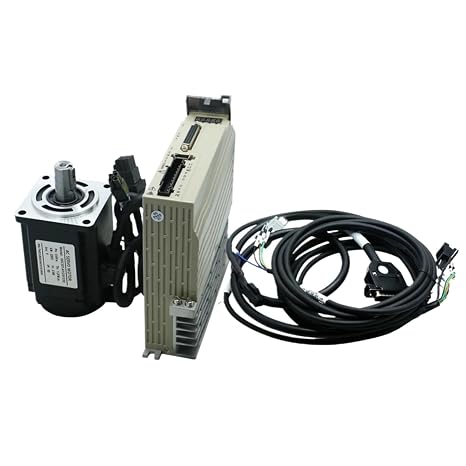 1pc 60CST 400W 1.3N 80CST 750W 2.4N 220V Ac Servo Motor with Magnetic 17bit Absolute Encoder + C30 L15A L20A 7A Driver(750W with Brake)