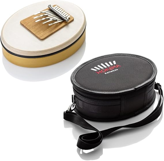 Hokema Kalimbas Sansula Basic A-minor tuning and Travel Softbag