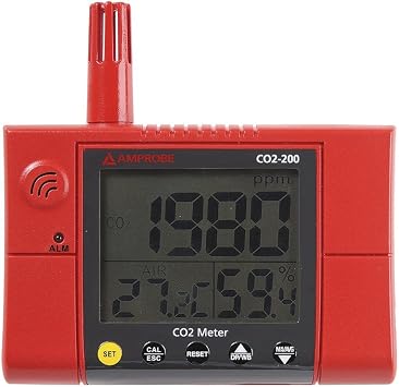 Amprobe CO2-200 Wall-Mounted CO2 Meter