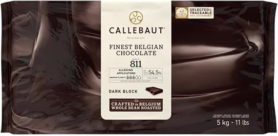 Recipe 811 Dark Chocolate Block 11 lb. WS-409C811132-NF