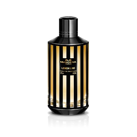 Mancera Lemon Line Eau de Parfum, 120ml / 4 fl oz Bright Citrus Aromatic Fragrance (Lemon, Lavender, White Musk)