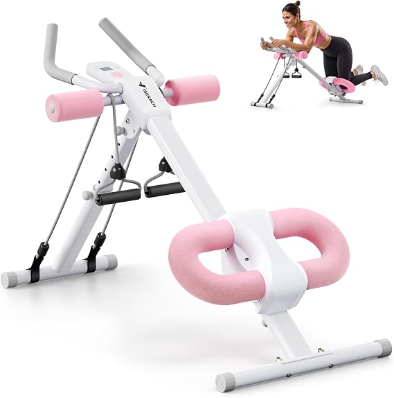 MERACH Ab Machine, Ab Workout Equipment, Adjustable Ab Trainer Machine