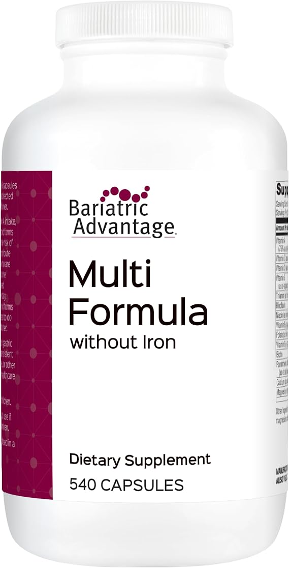 Bariatric Advantage Multi Formula Without Iron, 540 Capsules
