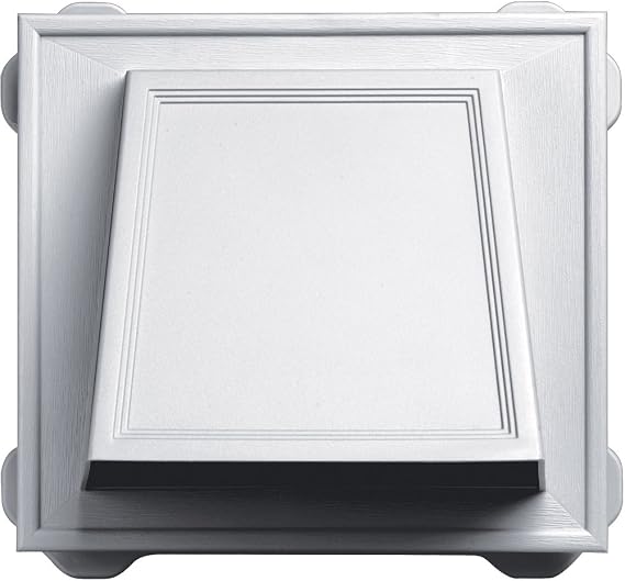 Builders Edge 140056774001 Hooded Ventilator, 6 in, White