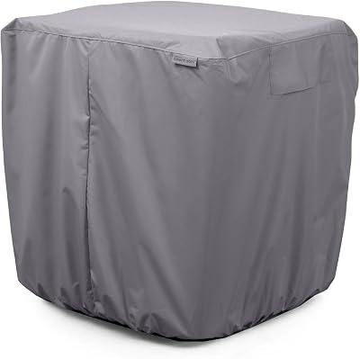 Covermates Air Conditioner Cover - Durable Weather-Resistant Protection for Outdoor Units, Elite 300D Polyester, 34W x 34D x 38H, Charcoal