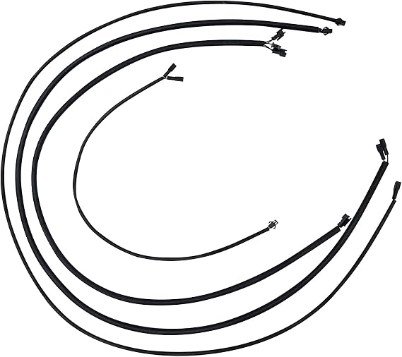 9904190045 Electric Wire Kit for Masterbuilt Gravity Series 560 800 1050 XL | Replace MB20040122 MB20040221 etc, Incleded Lid Switch Wire, Ash Door Wire, Hopper Switch Wire, Fan Wire, High-Temp to 715F