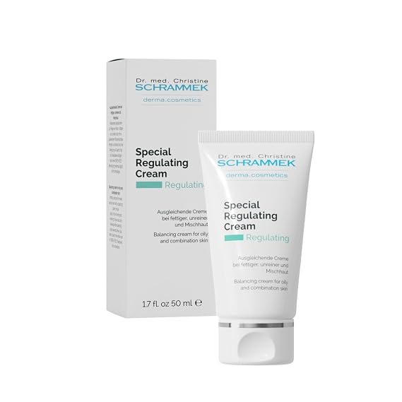 Special Regulating Cream (1.7 fl oz) - For Oily & Mixed Skin - Aloe Vera & Vitamin E - Face Moisturizer & Face Cream - Skin Care - Dr Schrammek