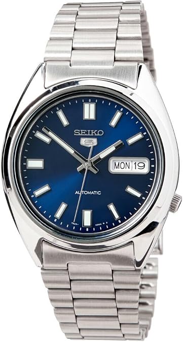Seiko Men's Analogue Automatic Self-Winding Watch with Stainless Steel Bracelet