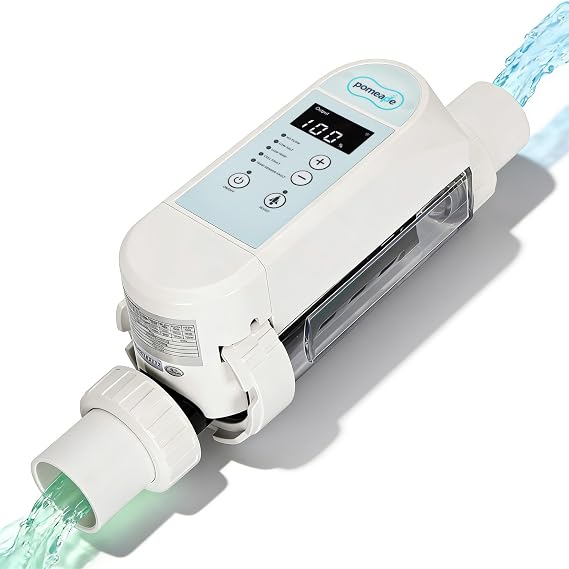 40,000 Gallons Salt Chlorine Generator with WiFi App Control, Upgraded Titanium Plates, Compatible with Pentair IntelliChlor IC40, Replacement for 520555 EC-520555