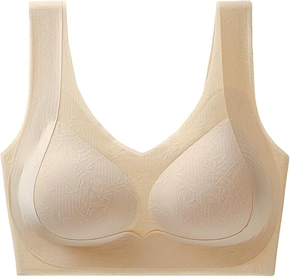 2026 Jelly Bras for Older Women Seamless Wireless Supportive Push Up No Underwire Full Coverage Comfortable Bralette