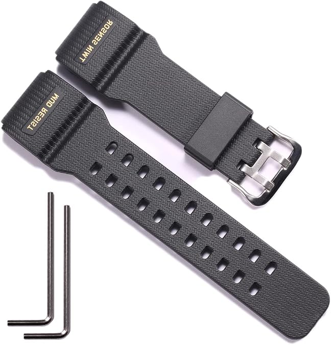 RCNZWQB Resin strap suitable for Casio Mudmaster GG-1000 GWG100 GSG100 little mud King Sports Watch band watch wristband