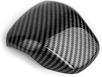 Carbon Fiber Pattern Gear Shift Knob Cover Shell Compatible with Kia Stinger 2018-2023 Accessories