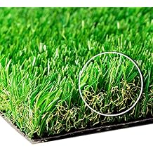 SunVilla Grass 1'X5' Artificial Grass Realistic [Custom Size] Grass Height 1 3/8" Indoor/Outdoor ' Artificial Grass/Turf Many Sizes 1FTX5FT (5 Square FT)