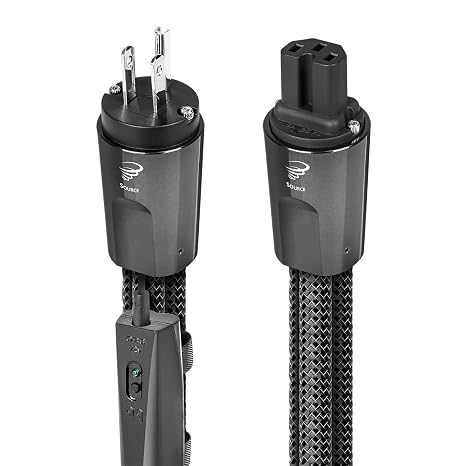 AudioQuest Tornado Constant-Current (Source) Power Cable (1m, 1 x C13 > 1 x 3-Prong Wall Plug)