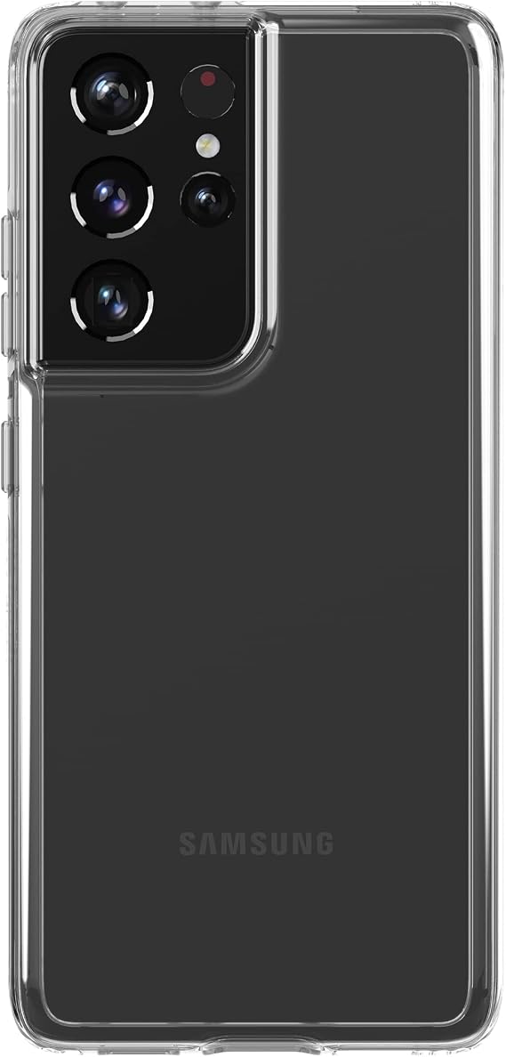 tech21 EvoClear for Samsung S21 Ultra 5G - Phone Case with 12 ft. Drop Protection