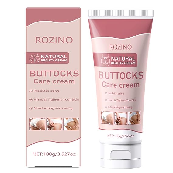 Natural Beauty Buttocks Care Cream, 100g - Firm, Tighten & Moisturize Buttocks Skin, Enhance Skin Elasticity with Nourishing Formula for Smooth, Supple Buttock (3.527OZ)
