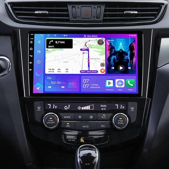 ASURE 8-Core 4+64G Car Stereo Radio for Nissan Rogue 20142018