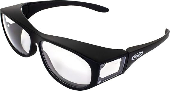 Escort Advanced System Safety Glasses Fits Over Most Prescription Eyewear