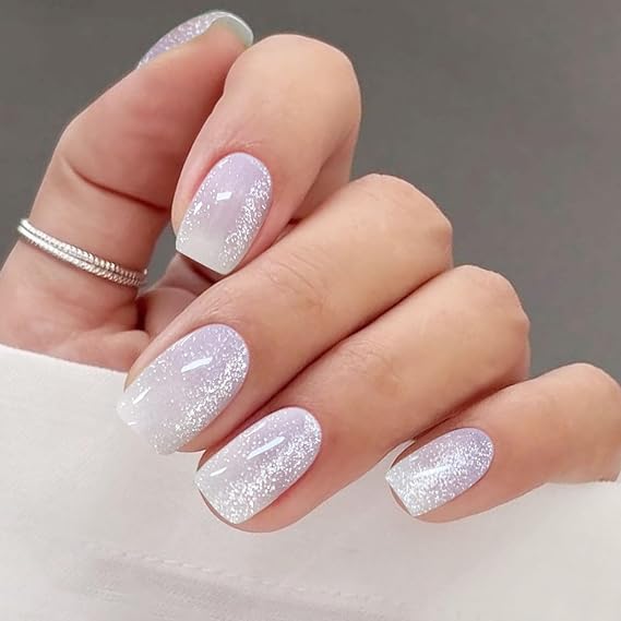 JMEOWIO Semi Cured Gel Strips Nail Art Sticker Wrap Cat Eye