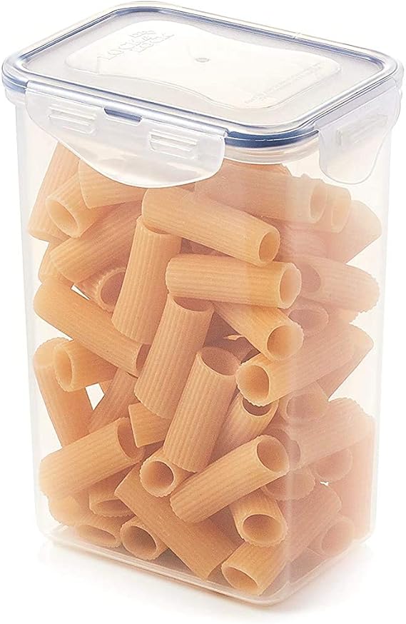 LocknLock Easy Essentials Pantry Rectangular Food Storage Container, 5.5 Cup - Clear