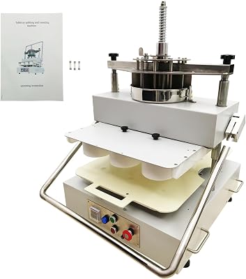 110V Dough Dividing and Rounding Machine Split Round Machine Commercial Table-type 14 pcs Semi-Automatic Dough Cutter for Food factories, Hotels, Kitchens, Bakeries
