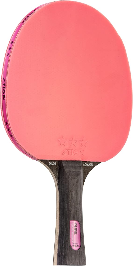 STIGA Pure Color Advance Performance-Level Table Tennis Racket (Yellow)