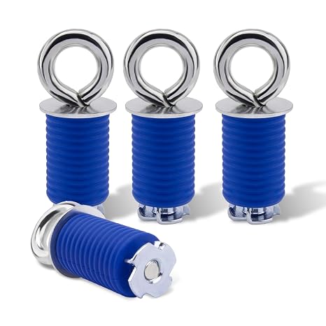 Tie Down Anchors Fit Polaris RZR 900/1000 XP Sportsman 450-850 ACE of 4 | Twist Lock Tie-Down Anchors Fit Polaris RZR/Sportsman 1" Holes 1000/900 XP Turbo ACE 850/570 EPS XC Trail SXS Pro