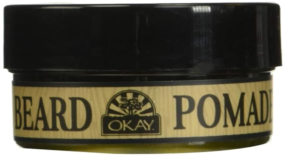 OKAY Men's Beard Pomade, 2 Ounce