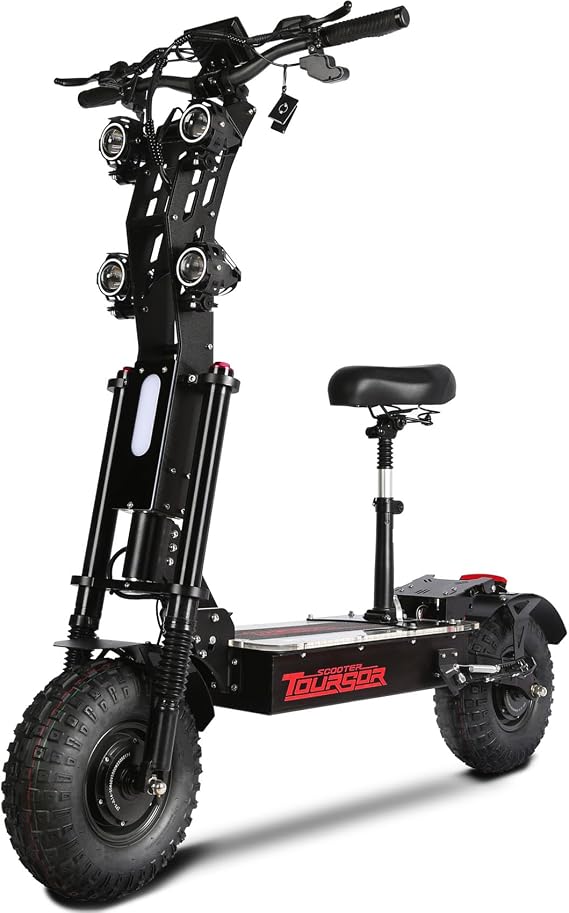 X1472VPRO Adult Electric Scooter - 10000W Dual Motors, 65Mph Top Speed, 75 Miles Range, 72V40A Battery & 14" Off-Road Tires - Ultimate Power for Adults