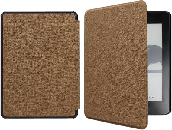 Case for The New Amazon Kindle 11th (2024 Edition), Cover for The Lightest and Most Compact Kindle. Simple Pattern, Waterproof Pu Leather Protective Case, with Automatic Sleep/Wake Function (11)