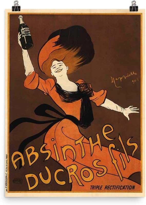 Vintage Poster - Absinthe Ducros Fils 1605 - Enhanced Matte Paper Poster (18x24)