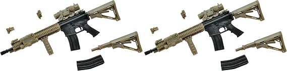 Little Armory LA037 M4A1 Block2 Plastic Model x2