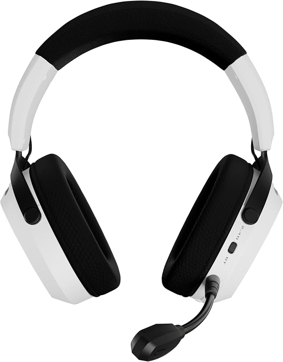 Hawk Gaming HS420 7.1 Surround Tri-Mode Kablosuz/Bluetooth Oyuncu Kulaklığı (Beyaz)